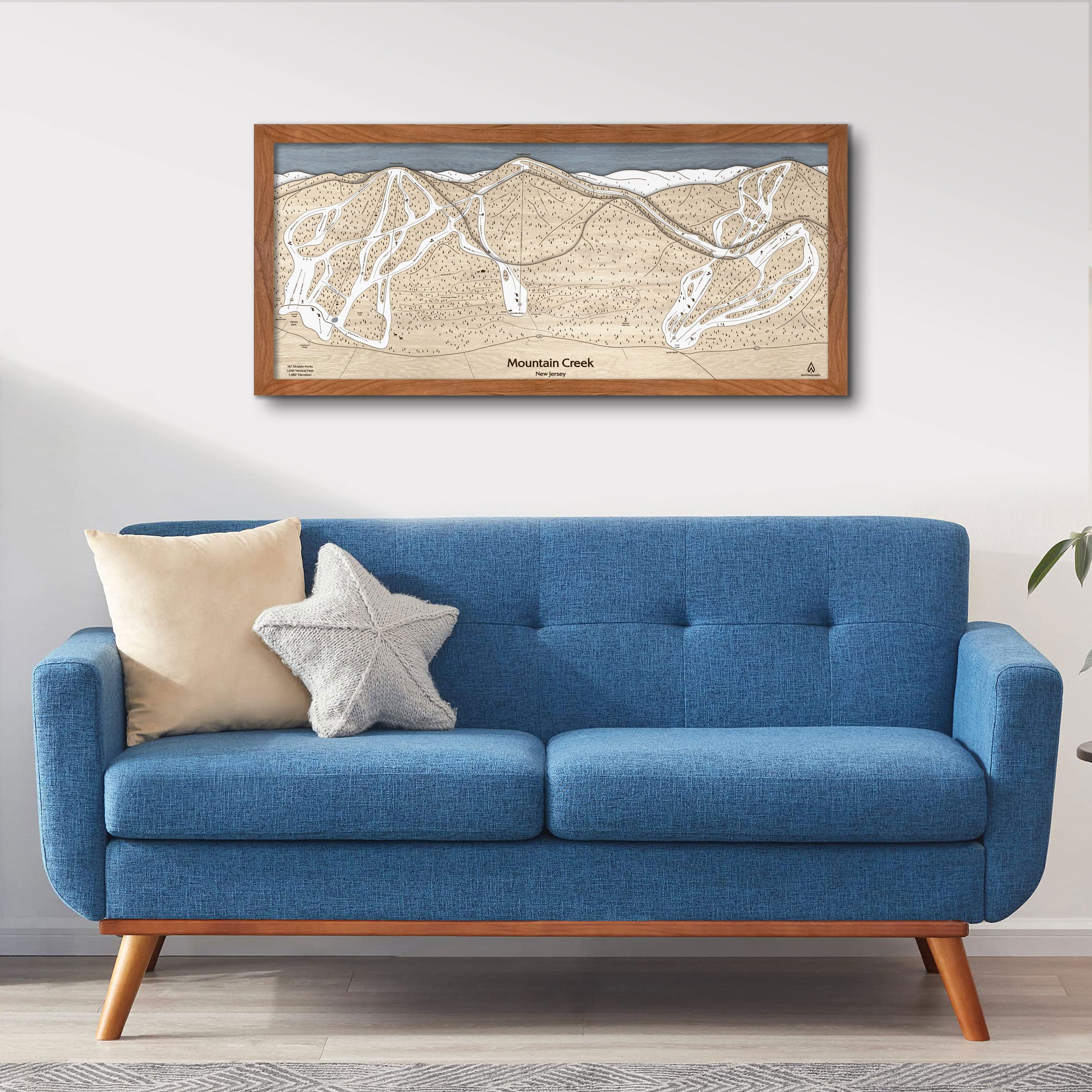 Vernon Valley Great Gorge Ski Area Map New Jersey