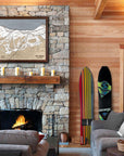 Mt. Baker Ski Area Trail Map | 3D Wood Mountain Art | Home of the Legendary Banked Slalom