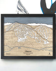 Okemo Mtn Ski Resort Map, Skiing Gift, Home Decor