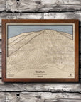 Stratton Mountain Ski Trail Map | 3D Wood Mountain Art