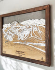 Sugar Bowl Ski Resort near Lake Tahoe, Ski Slopes Mountain Art