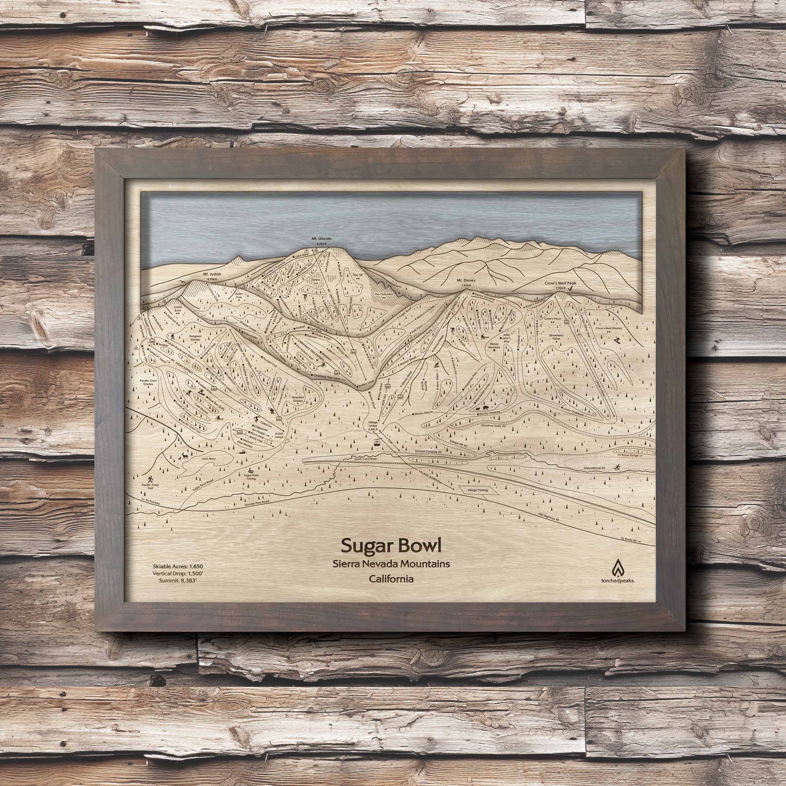 Sugar Bowl Resort Ski Trail Map