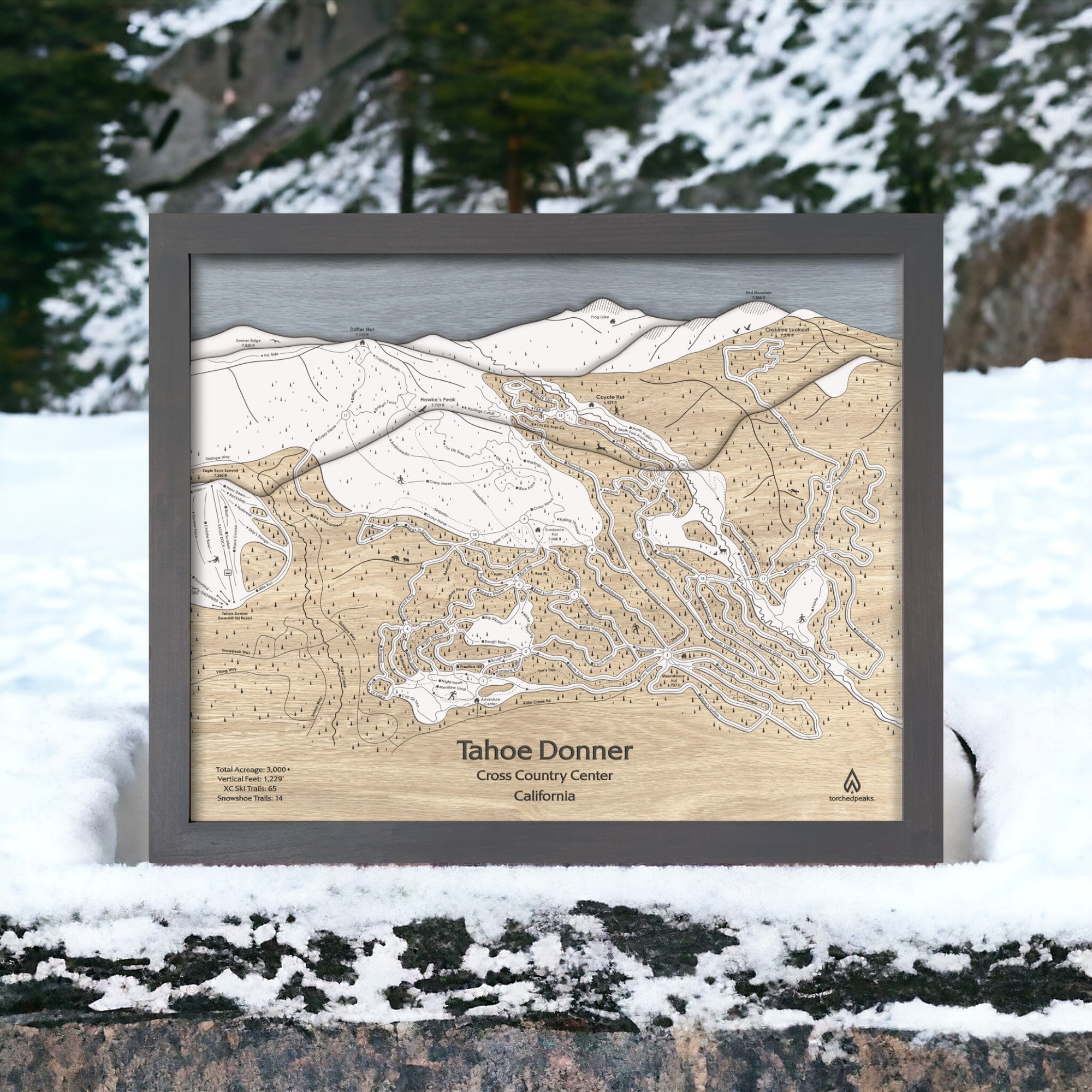 Tahoe Donner Cross Country Ski Center Map