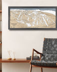 Vail Colorado Wooden Ski Trail Map, Skiing Wall Art