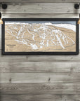 Vail Ski Map, Wooden Ski Map, Skiing Wall Art by Torched Peaks