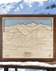 Attitash Mountain Ski Resort Framed Skiing Art