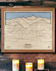 Attitash Mountain Ski Cabin Art