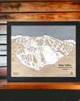 Cabin Decor - Bear Valley California Ski Resort Map