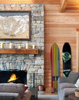 Brighton Ski Resort, Gifts for Snowboarders, Large Wall Map