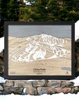 Best Gift for Skiers: 3D Wood China Peak Ski Resort Art