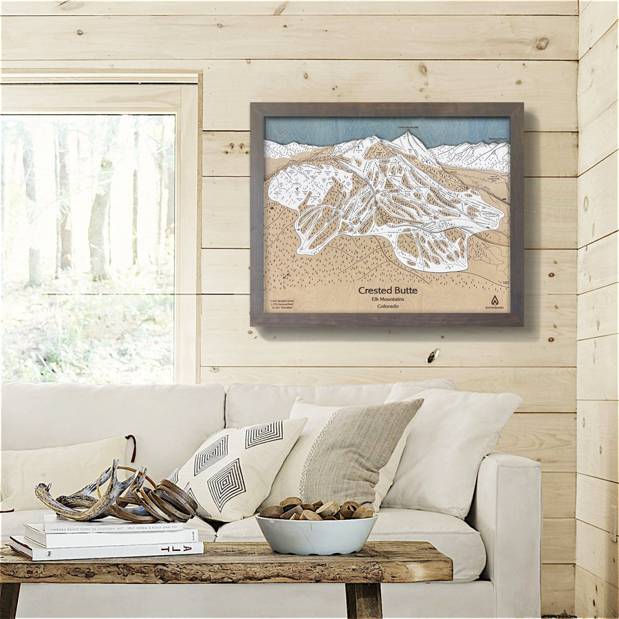 Crested Butte Ski Cabin Art