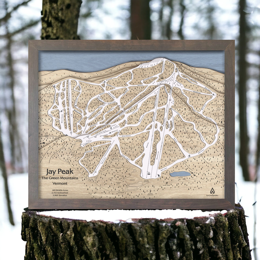 Jay Peak Vermont, Ski Resort Map