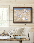 Jay Peak Wooden Ski Resort Art