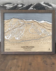 Loon Mountain NH, Skiing Art, Ski Cabin Decor