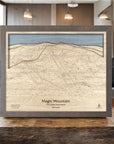 Magic Mountain Wood Ski Map