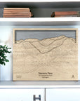 Office Decor for Skiers: Stevens Pass Ski Resort Map