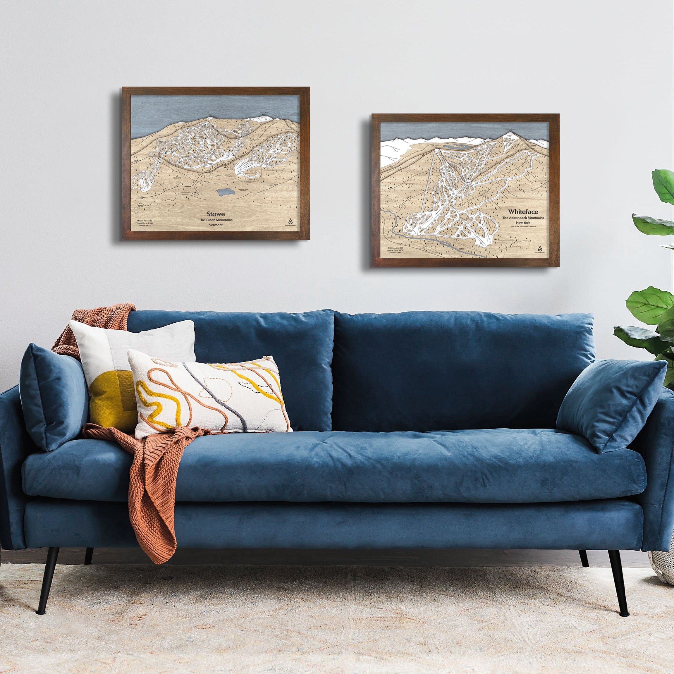 Stowe Vermont, Skiing Wall Art, Cabin Decor